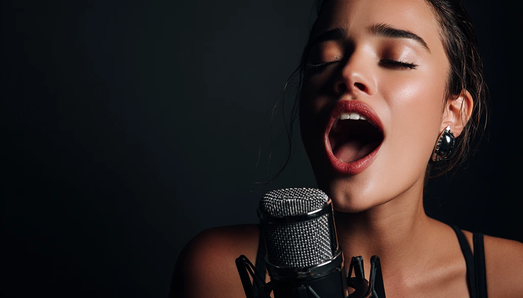 Young girl developing her Voice