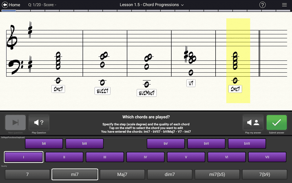 Chord Identification Exercises