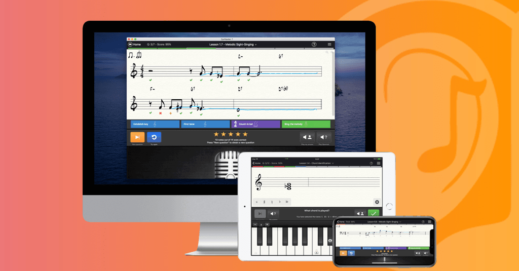 Ear Training on a Desktop, Pad, or Mobile Phone