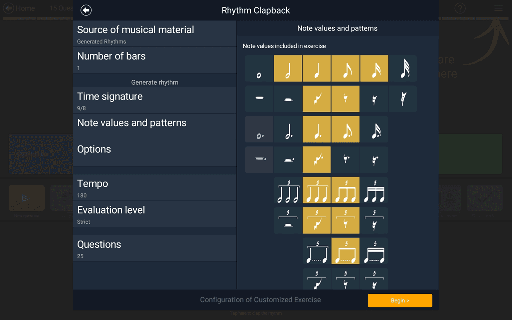 Rhythm Training Exercises