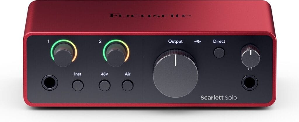FOCUSRITE-SCARLETT-SOLO-4th-Gen Audio Interface