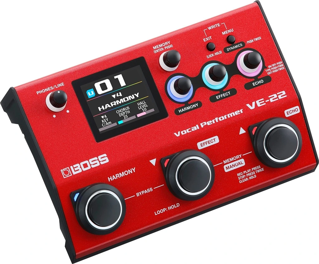 BOSS_VE-22 Vocal Effects Pedal