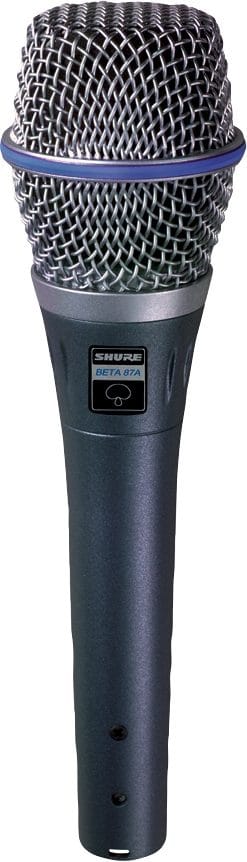Shure Beta 87A Supercardioid Condenser Microphone